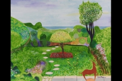 Etude Du Jardin (Garden Study) Commission (Sold to Susan Black)
