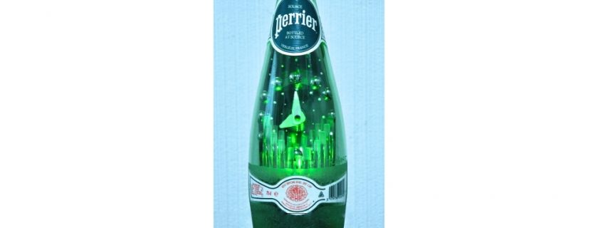 A New Year Toast With A Glass Of Perrier!