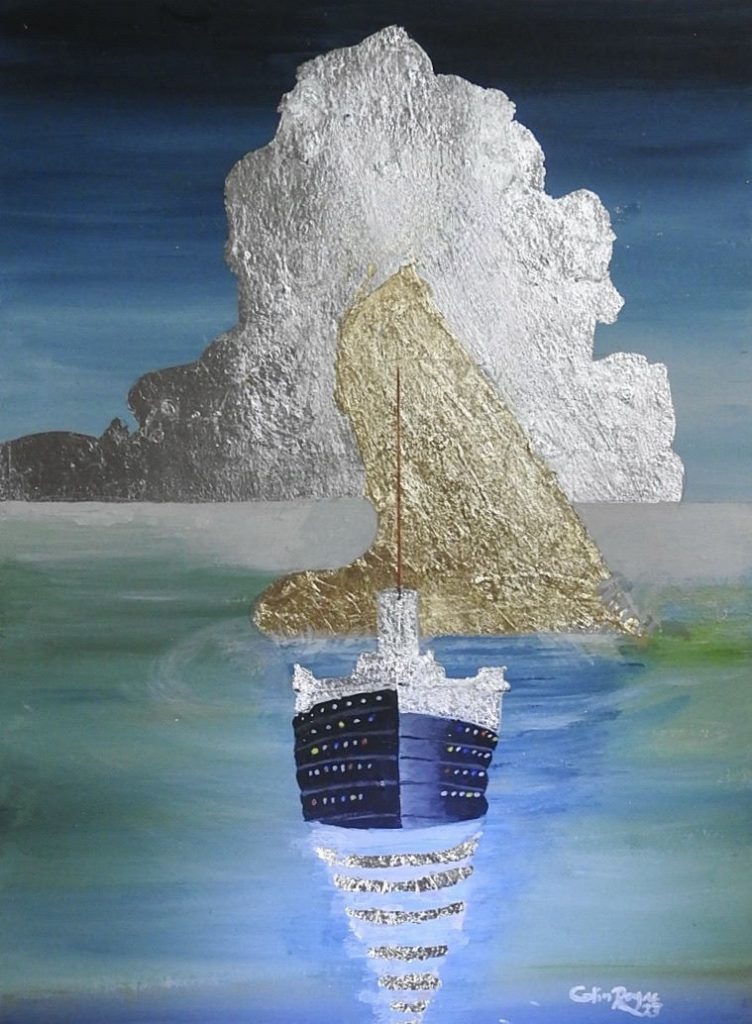 Titanic Demise Painting by Colin Rayne